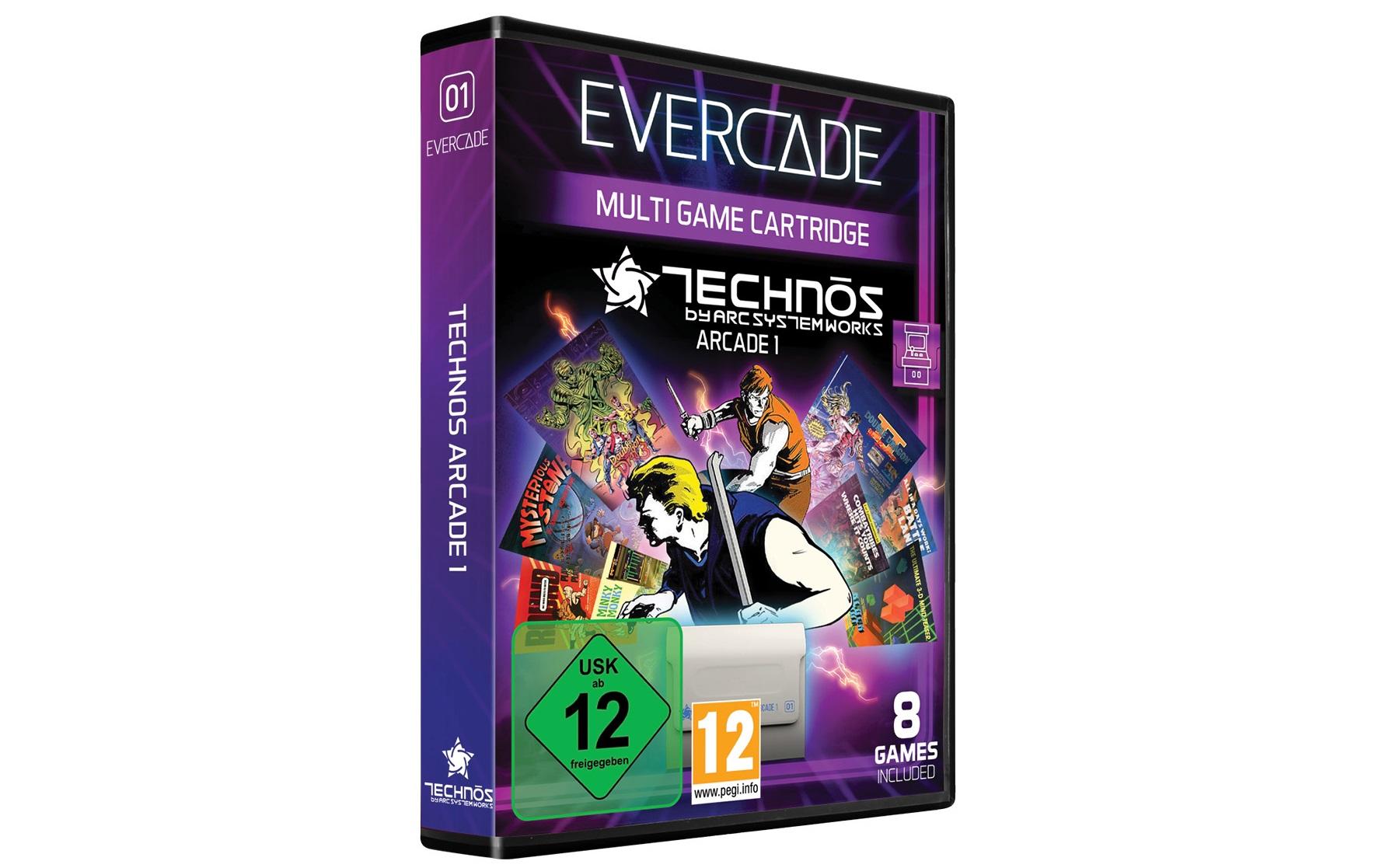 Evercade Technos Arcade Cartridge 1Nostalgische Retro-Spiele