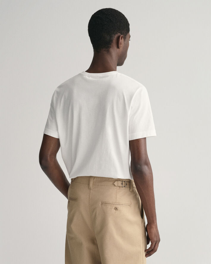 Gant REG SHIELD SS T-SHIRT White