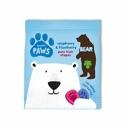 Bear Arctic Paws, hindbær/blåbær - 20 g