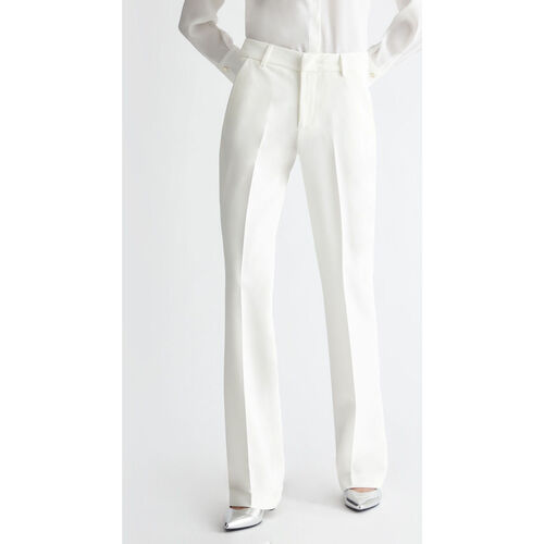 Liu Jo - Pantalón de talle alto Blanco