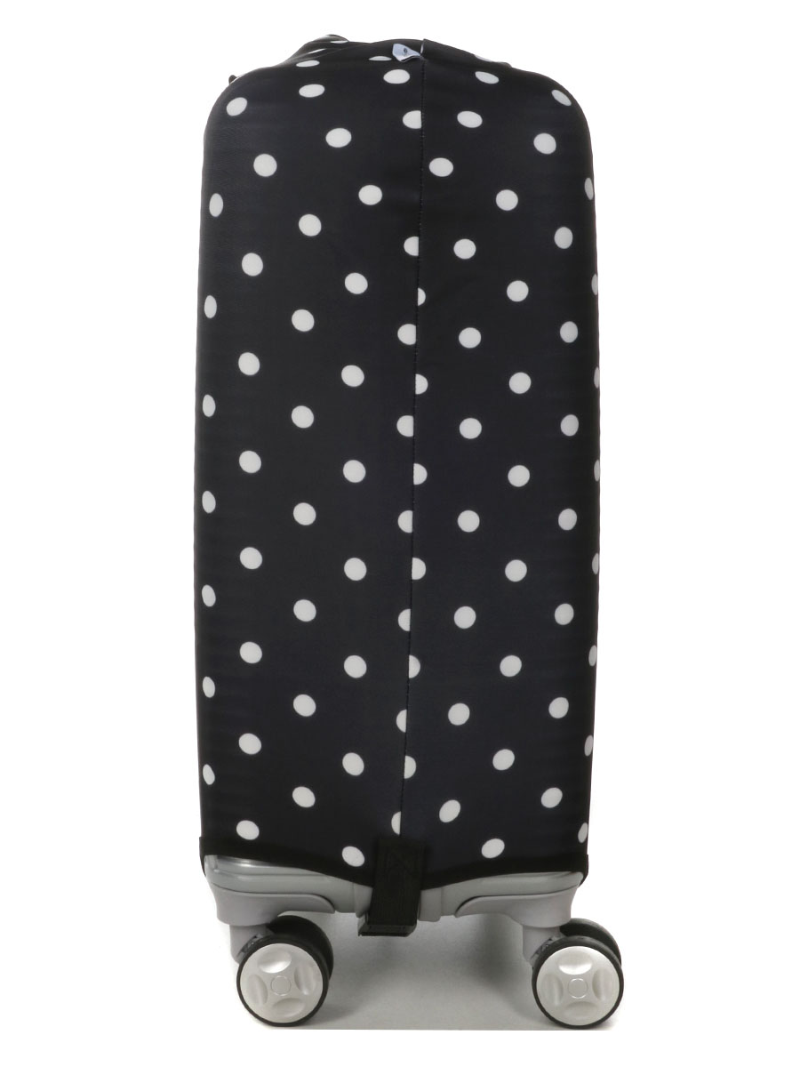 Housse de valise Periea Black with White Dots S