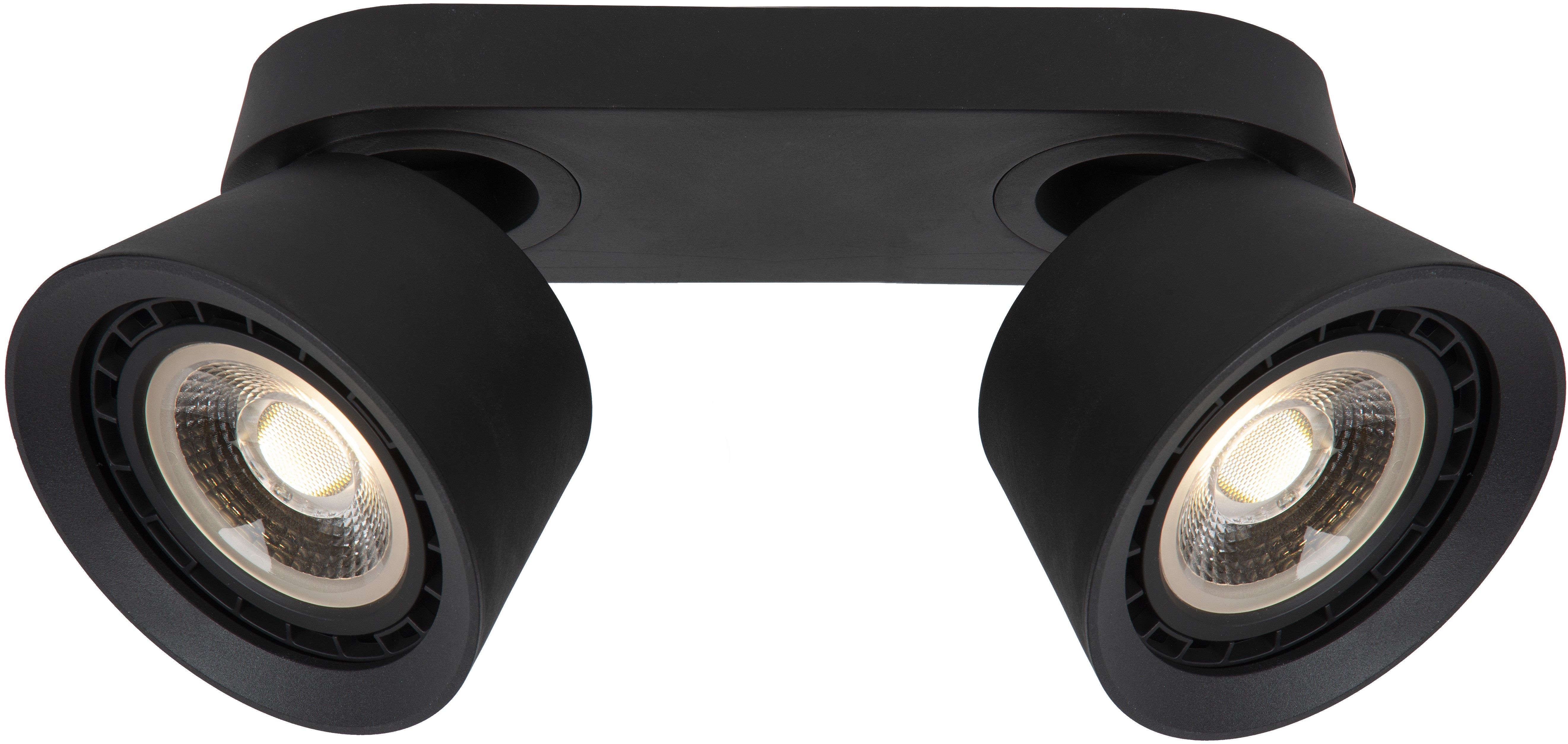 Plafondspot Zwart Trigono B25.2 x D12.6 cm
