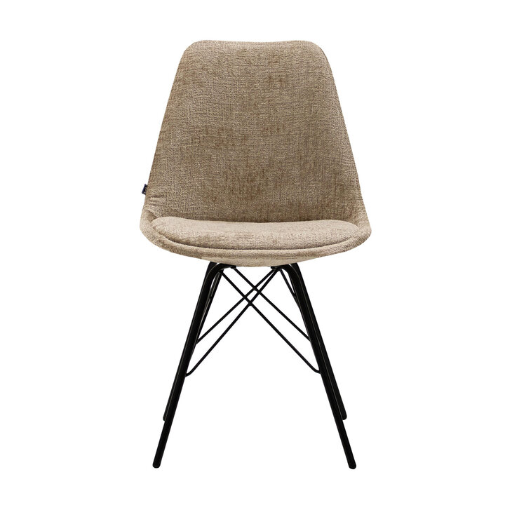 Eetkamerstoel - Bren beige | Industrieel design
