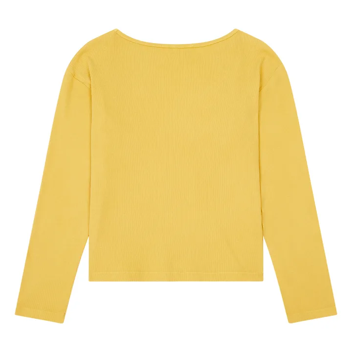 SMALLABLE BASICS T-Shirt Côtelé Coton Bio | Miel