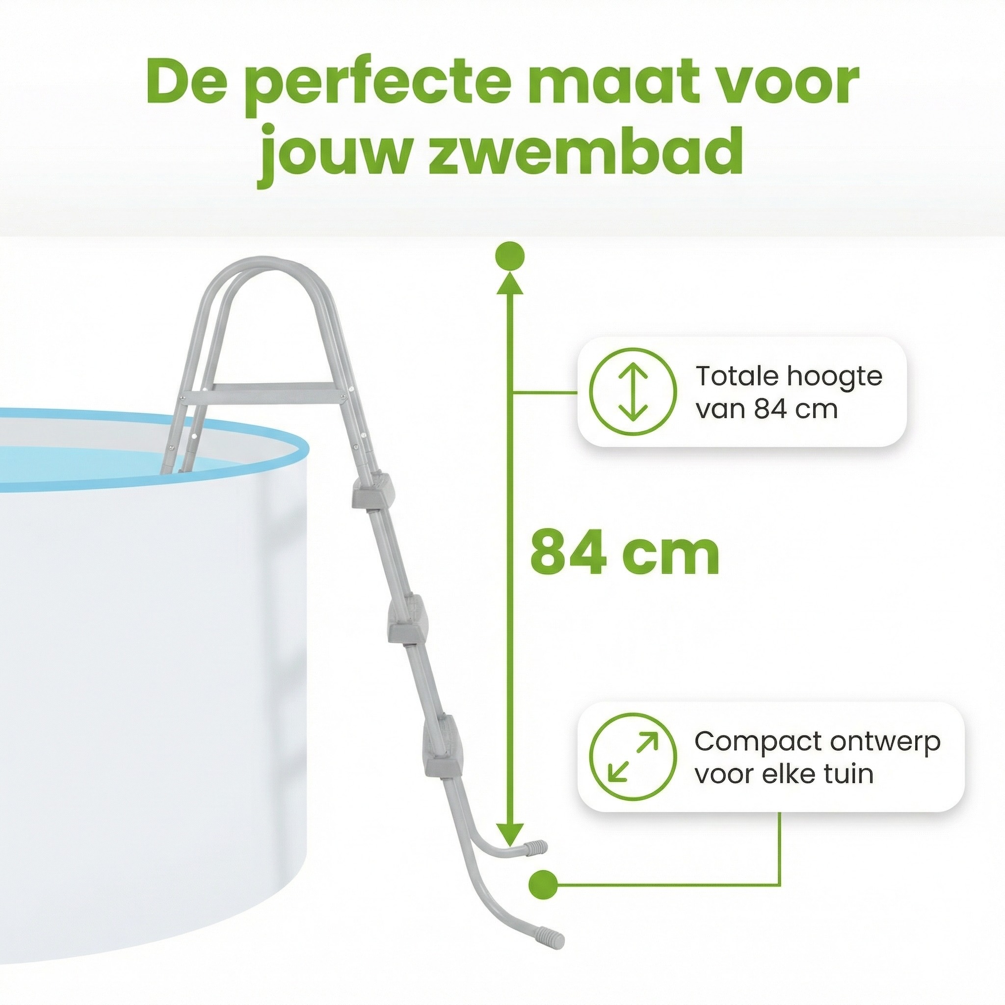 Bestway Flowclear zwembadtrap - 84 cm
