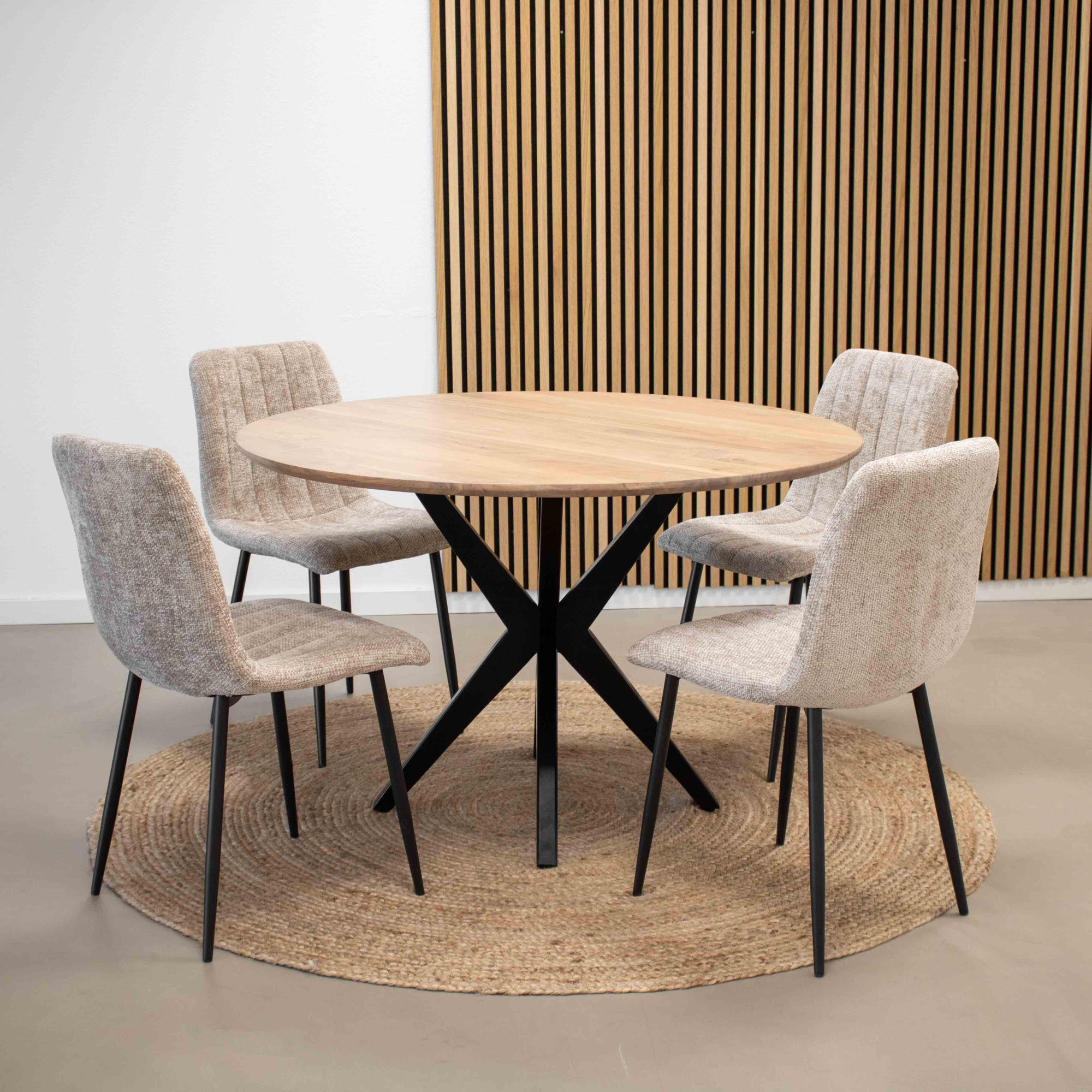 Kick tafel Havard - rond 140cm naturel