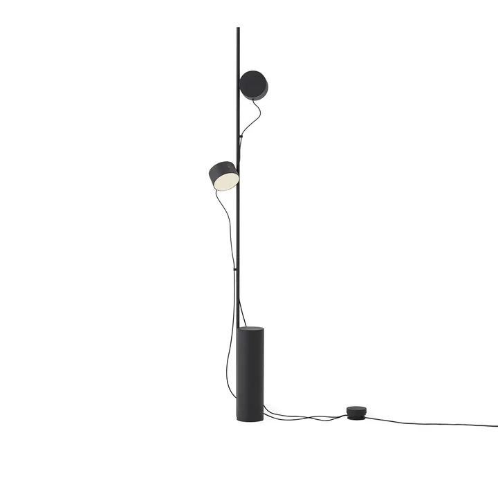 Muuto - Post LED-Stehleuchte, schwarz