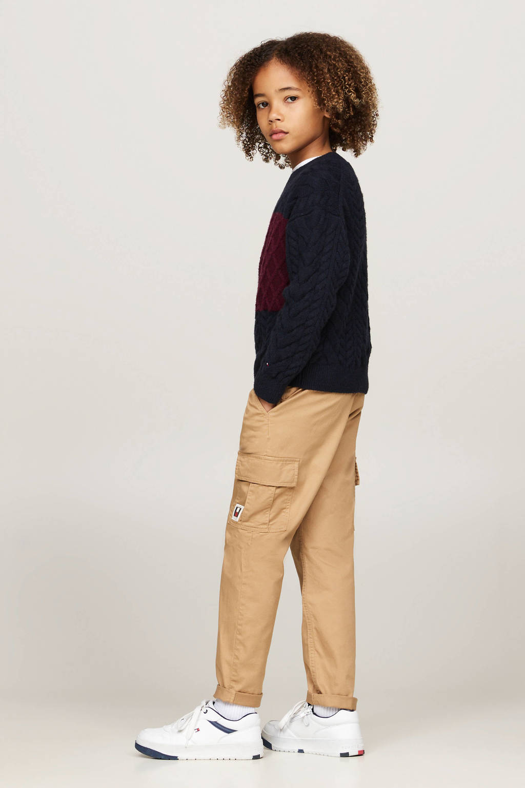 Tommy Hilfiger gebreide trui blauw