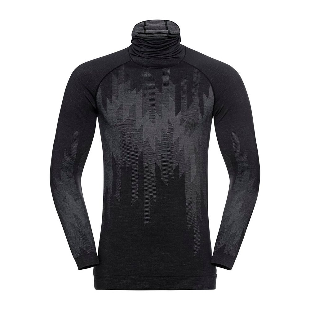 Odlo KINSHIP PW 200 - Sous-couche Homme black melange