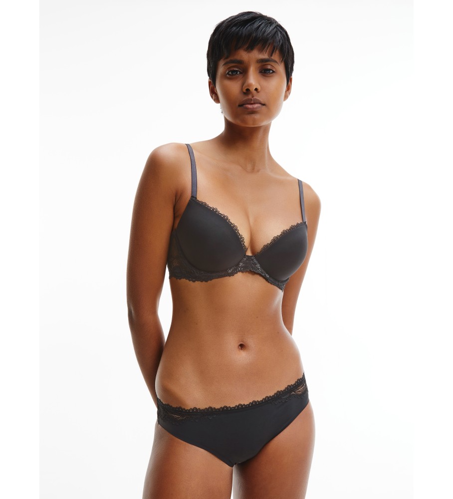 Calcinha Calvin Klein Seductive Comfort Classic preta