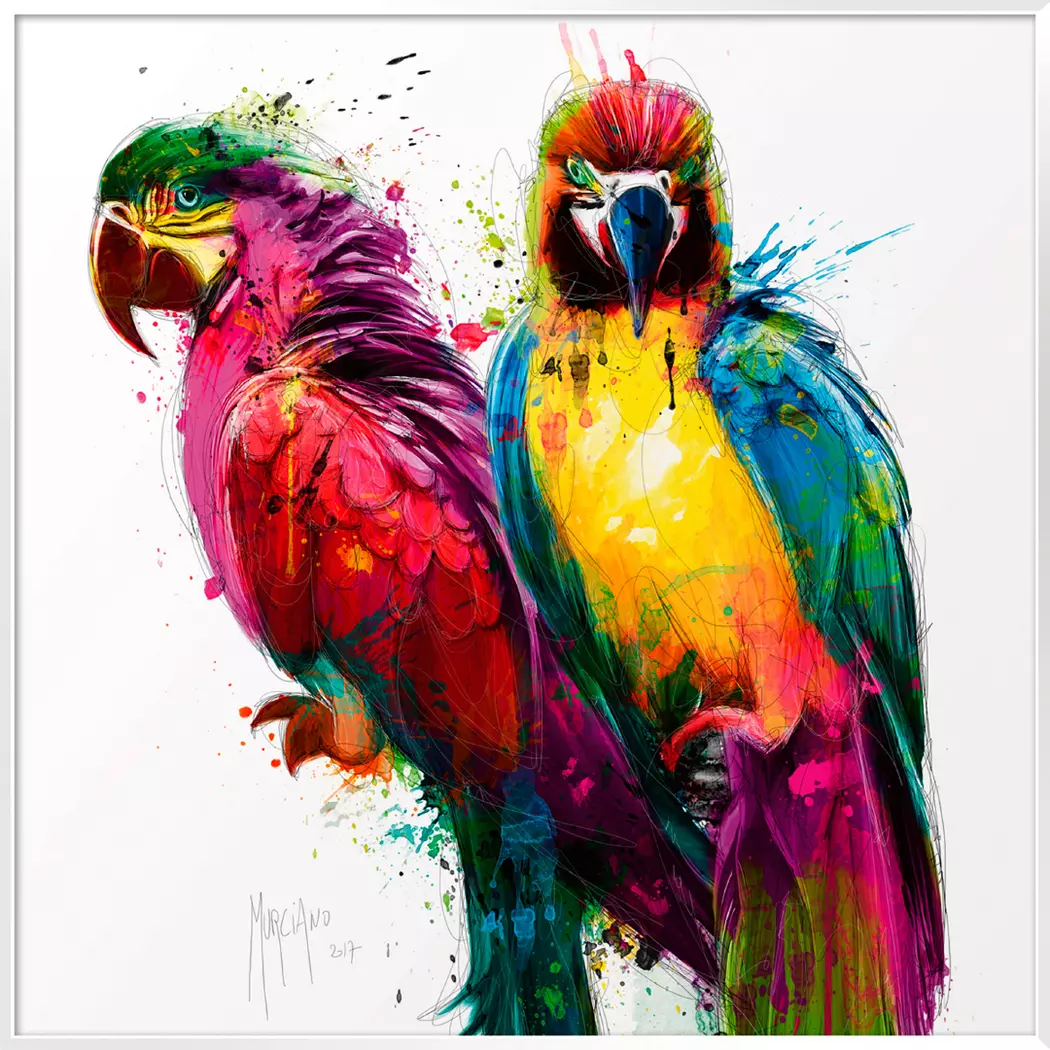 Wandbild 70 x 70 cm Tropical Colors I