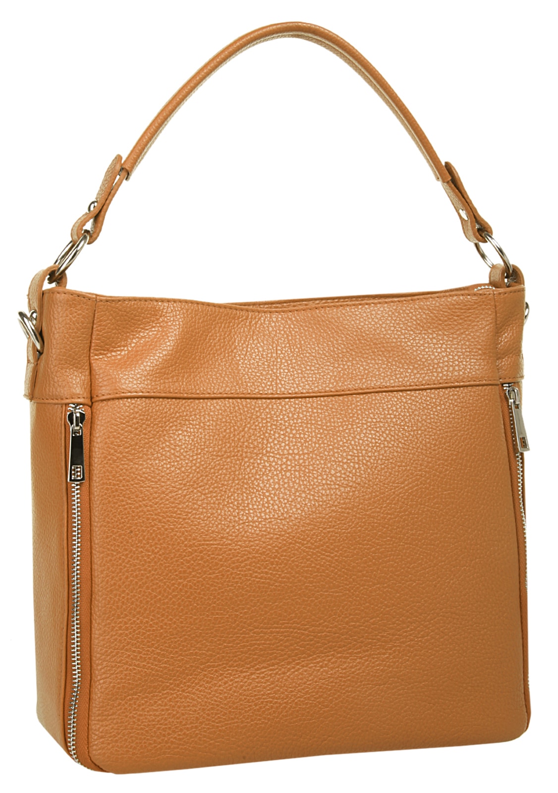 Cluty Henkeltasche echt Leder, Made in Italy