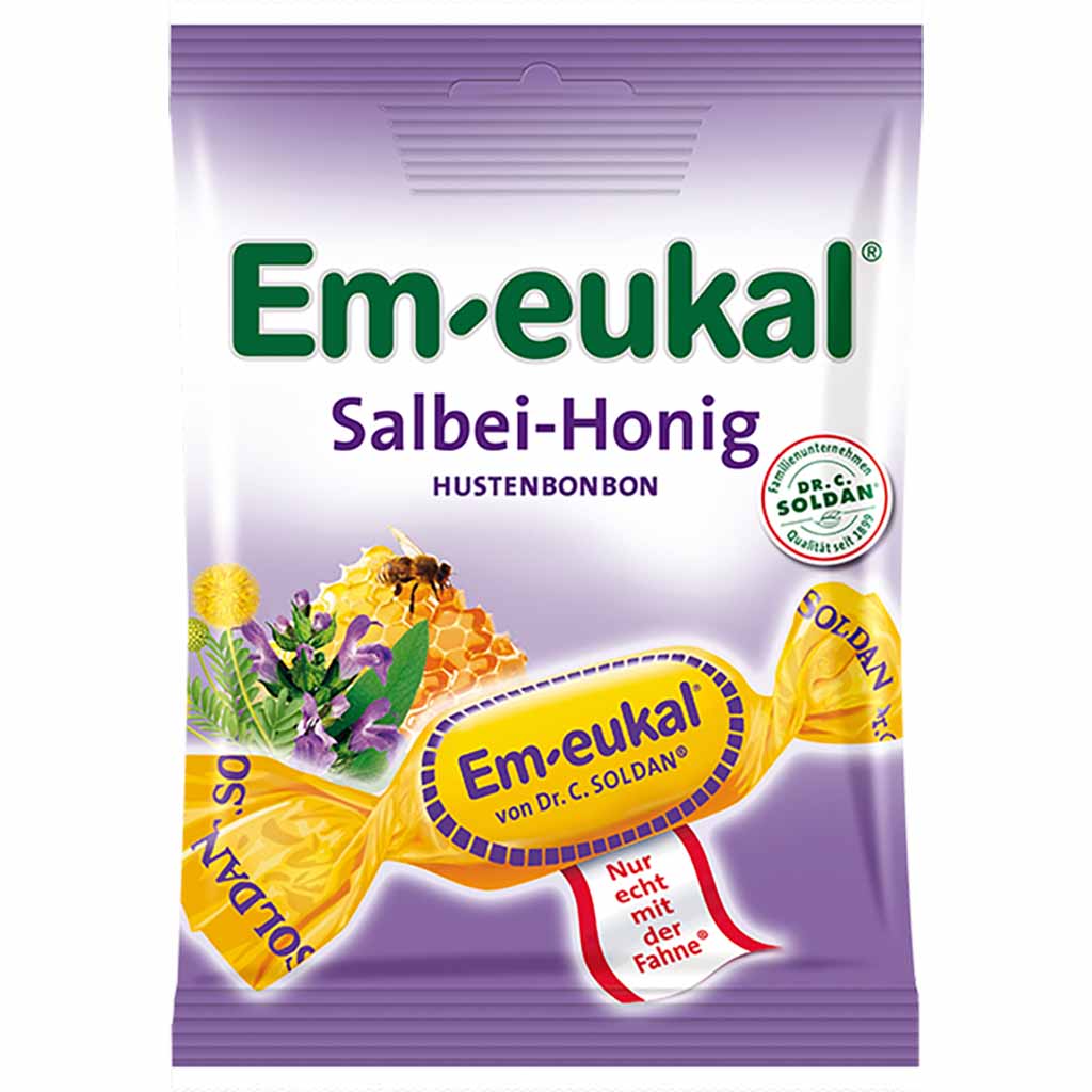 Em-eukal Salbei-Honig, zuckerhaltig, 75 g MHD:30.10.27