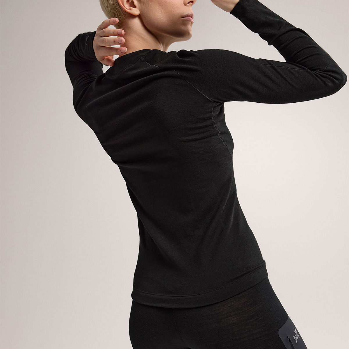 Arc'teryx Rho Merino Wool Crew Neck LS, dame - Spejder Sport