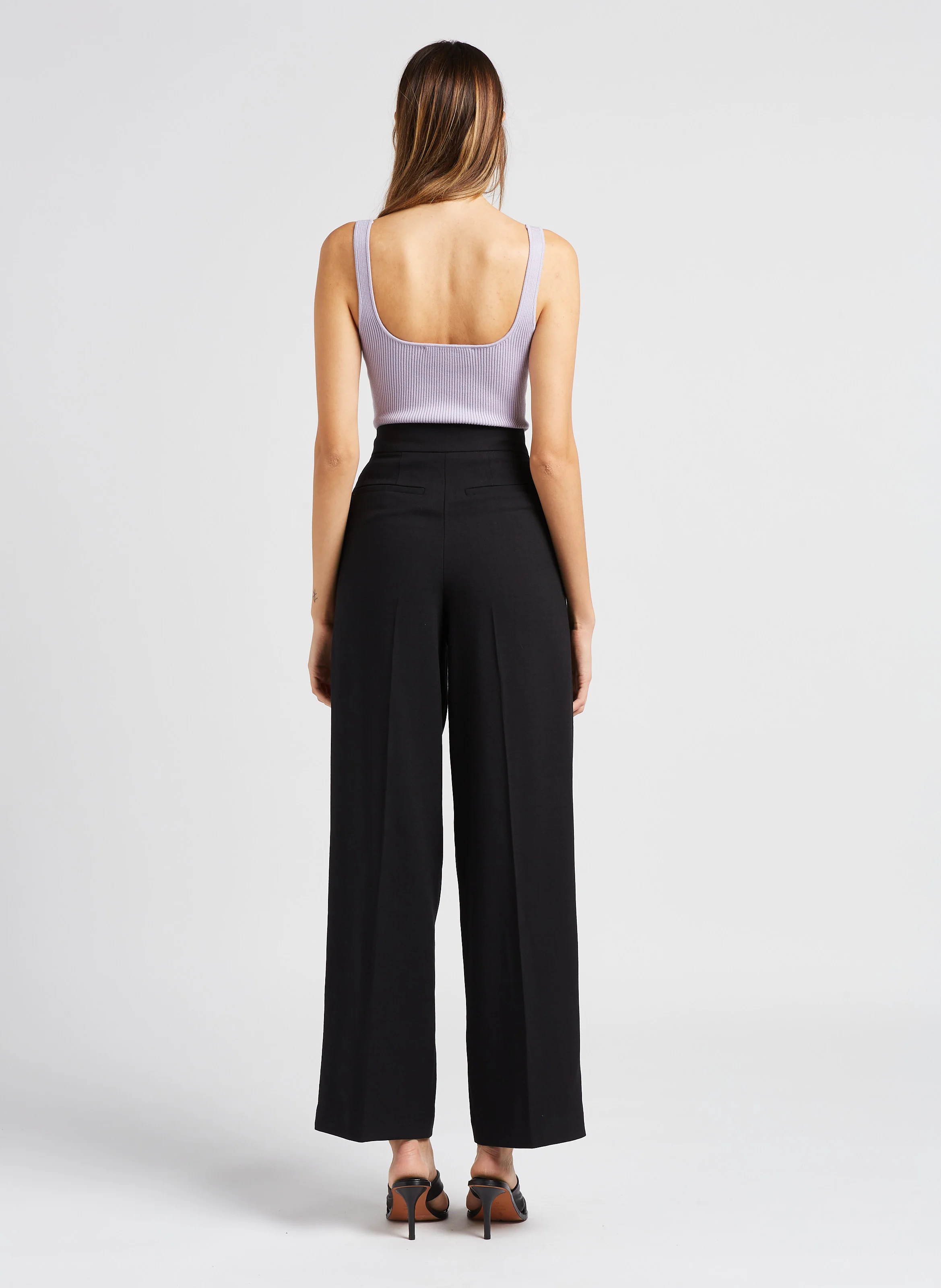 EDWIN - Pantalon large taille haute | Noir