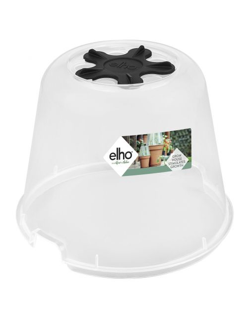 Elho Green Basics Kweekhuis Rond - Kweekbenodigdheden - Ø17x13.8 cm Transparant