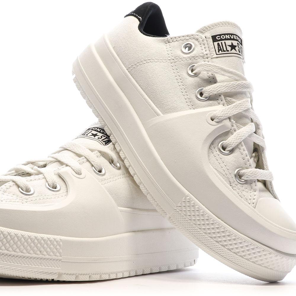 Converse Baskets Blanches Mixte Converse Chuck Taylor All Star Construct