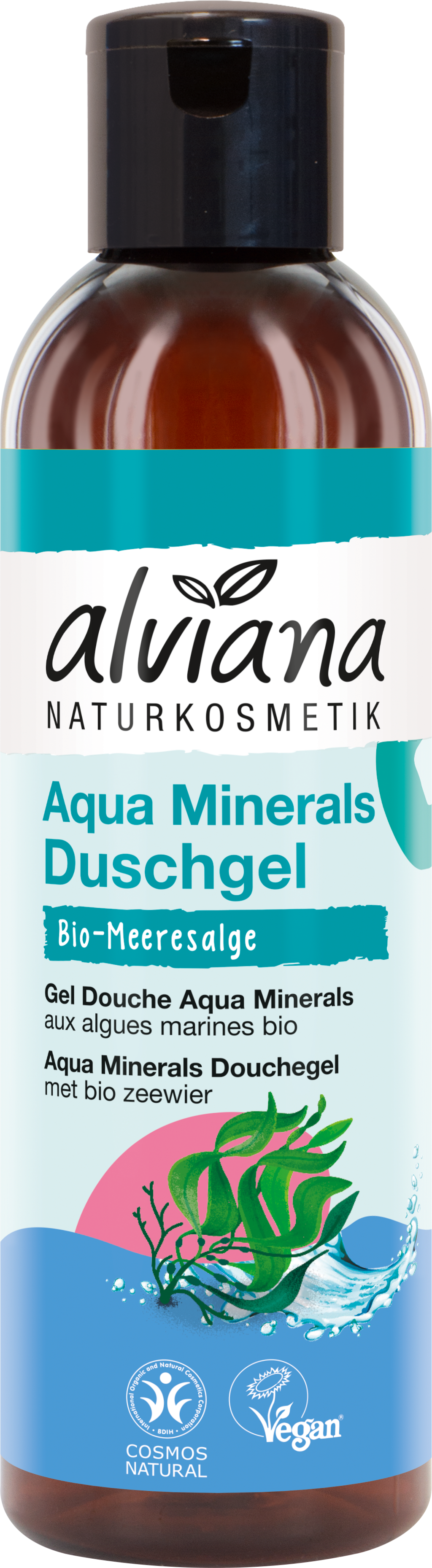alviana Naturkosmetik  Aqua Minerals Duschgel, 250 ml