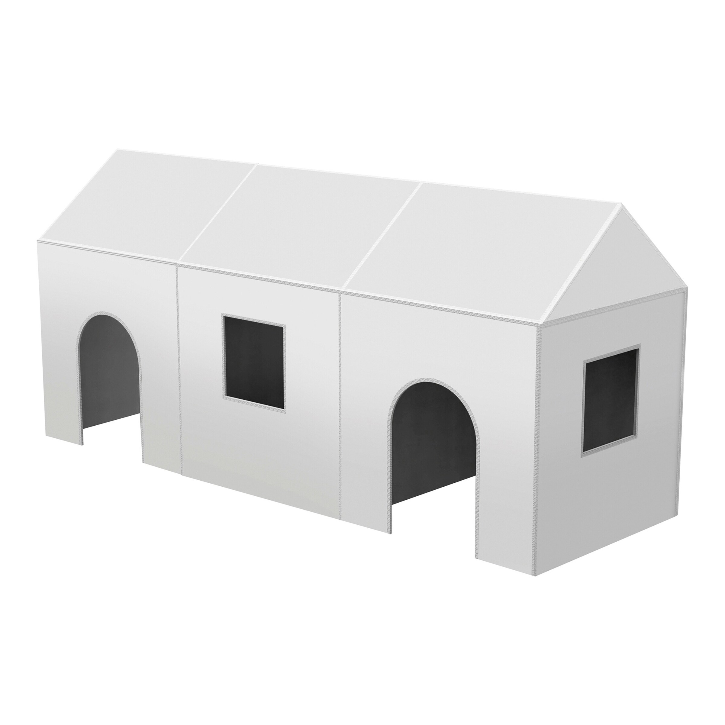 EDUPLAY Spielhaus-Bausatz 3er Set