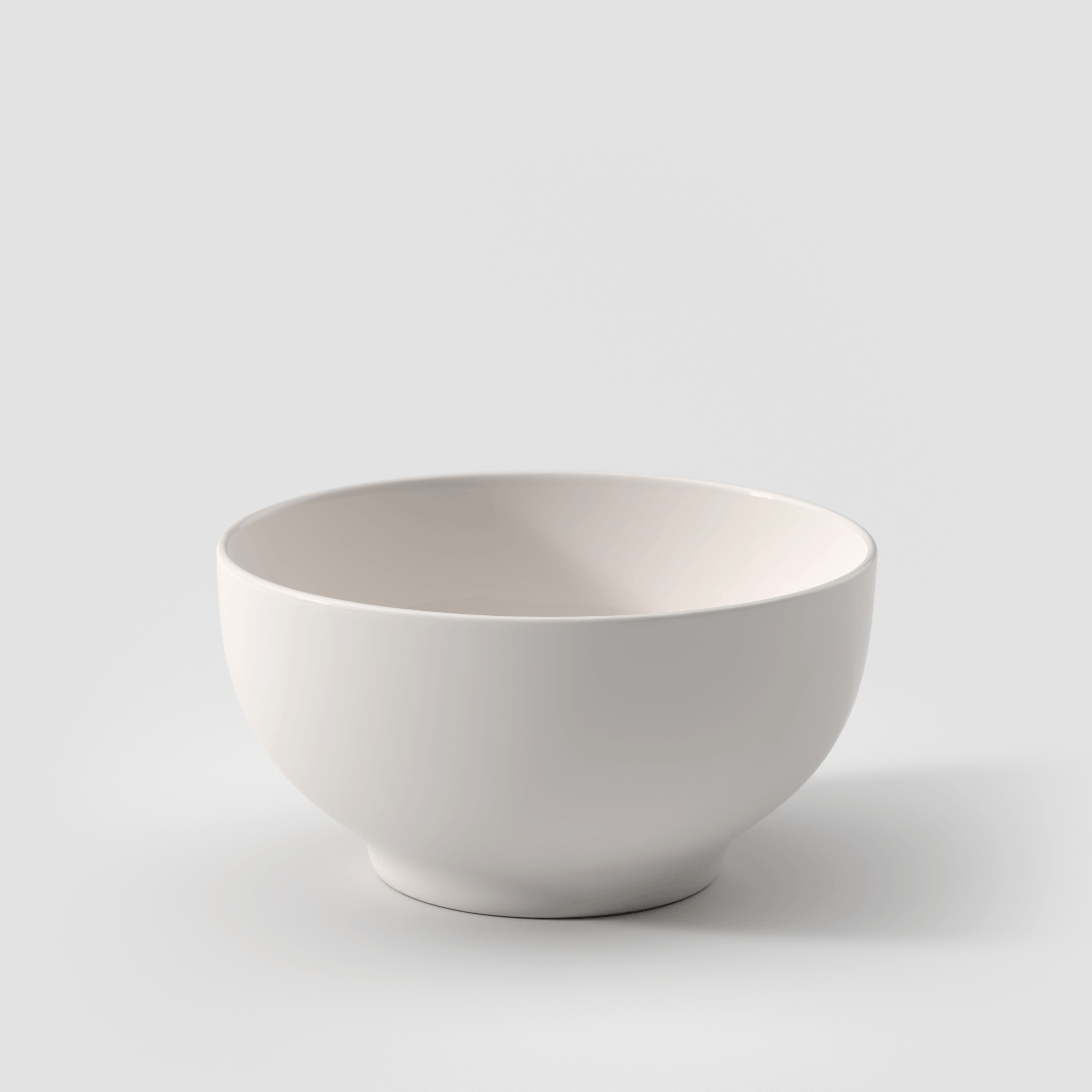 For Me Salad serving bowl White, 17 oz, Premium Porcelain