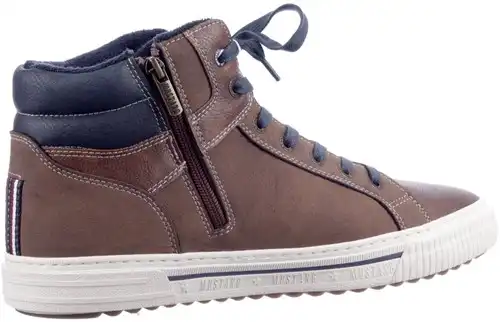 Mustang bruin 15M0041002 - maat 47 veterboot bruin - maat 47 Calandschoen
