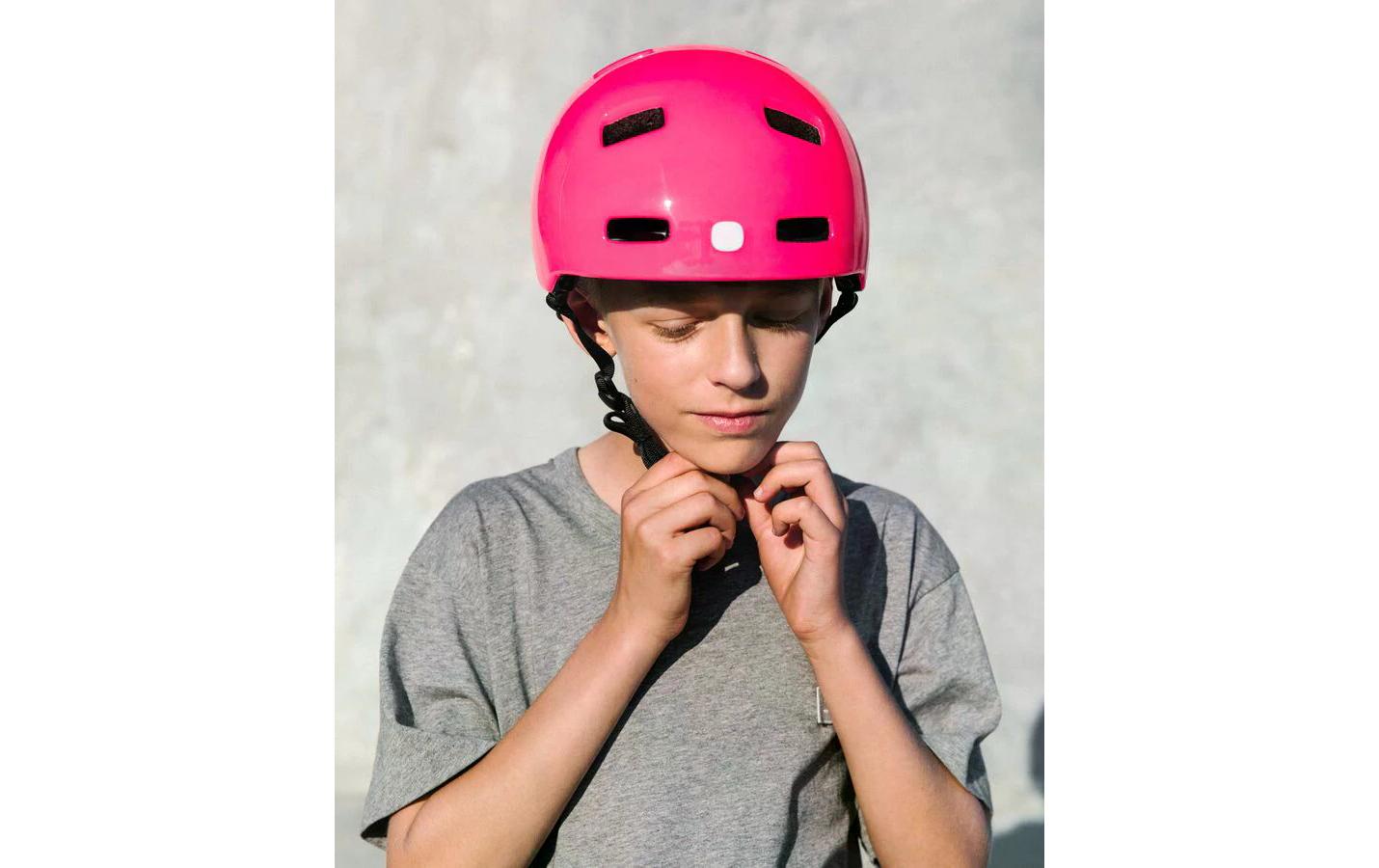 Kinderhelm Crane MIPS Fluorescent PinkKinderfahrradhelm
