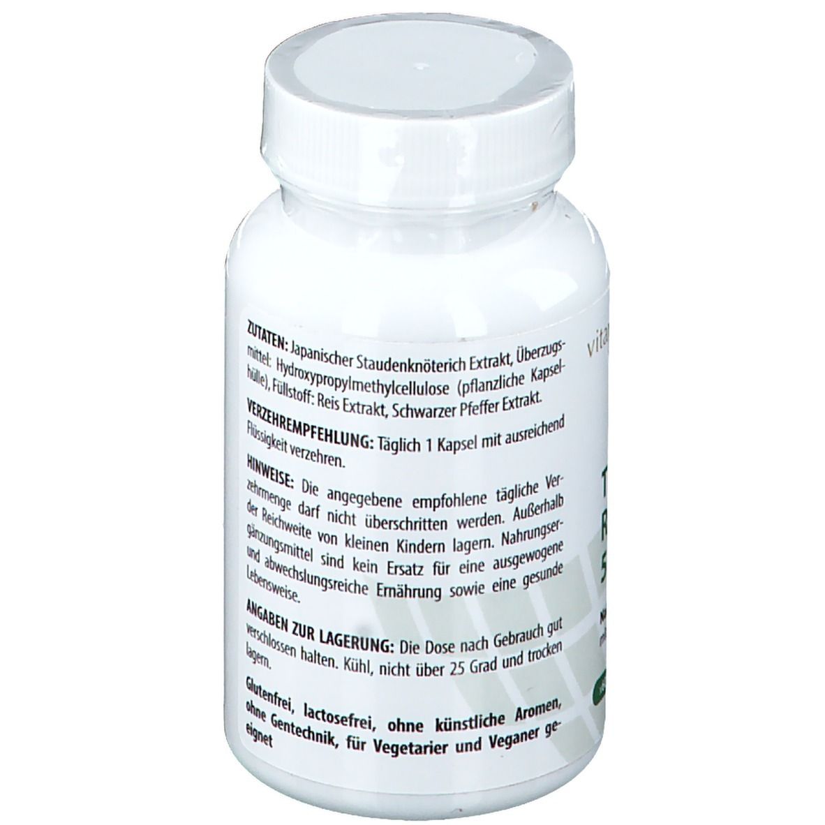Trans-Resveratrol 550 mg Kapseln