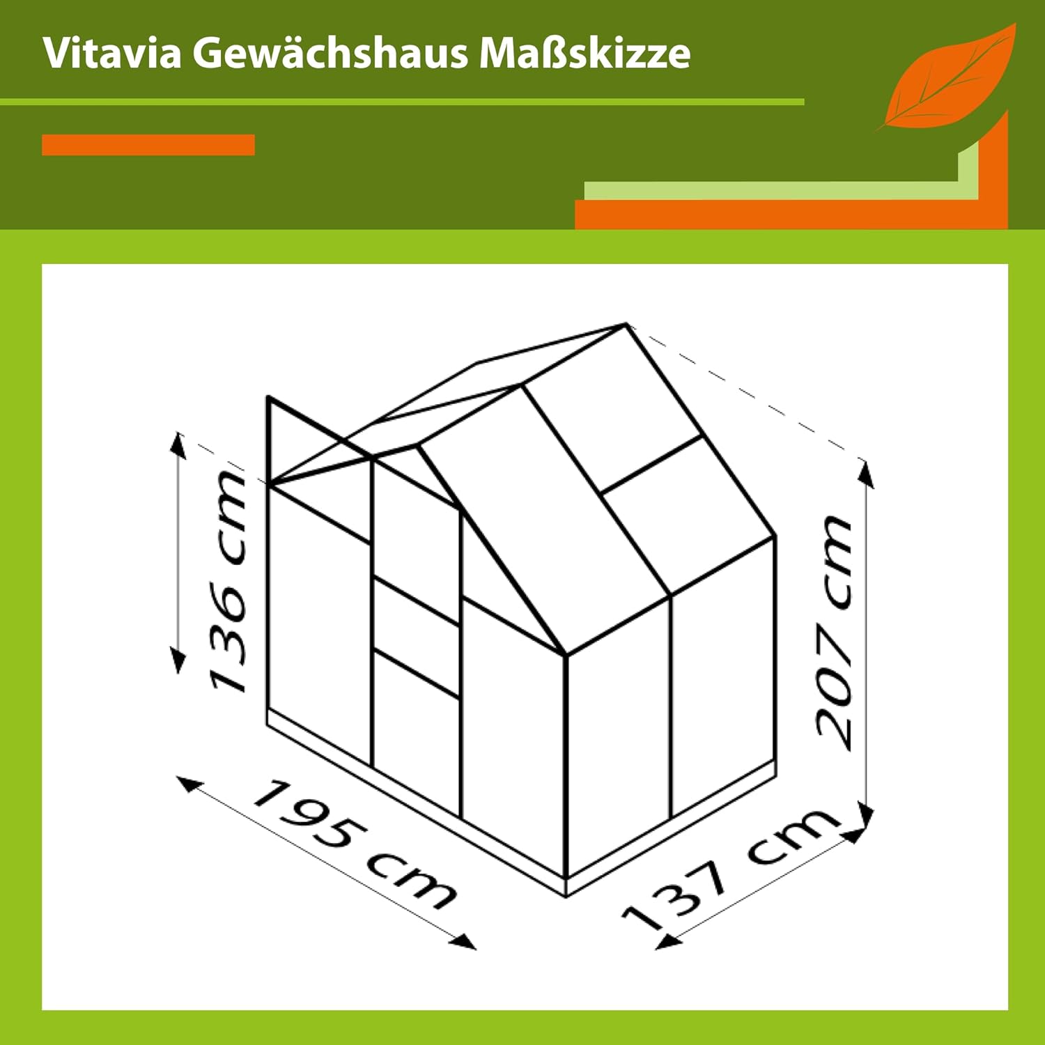 Vitavia Gewächshaus Planet 2500