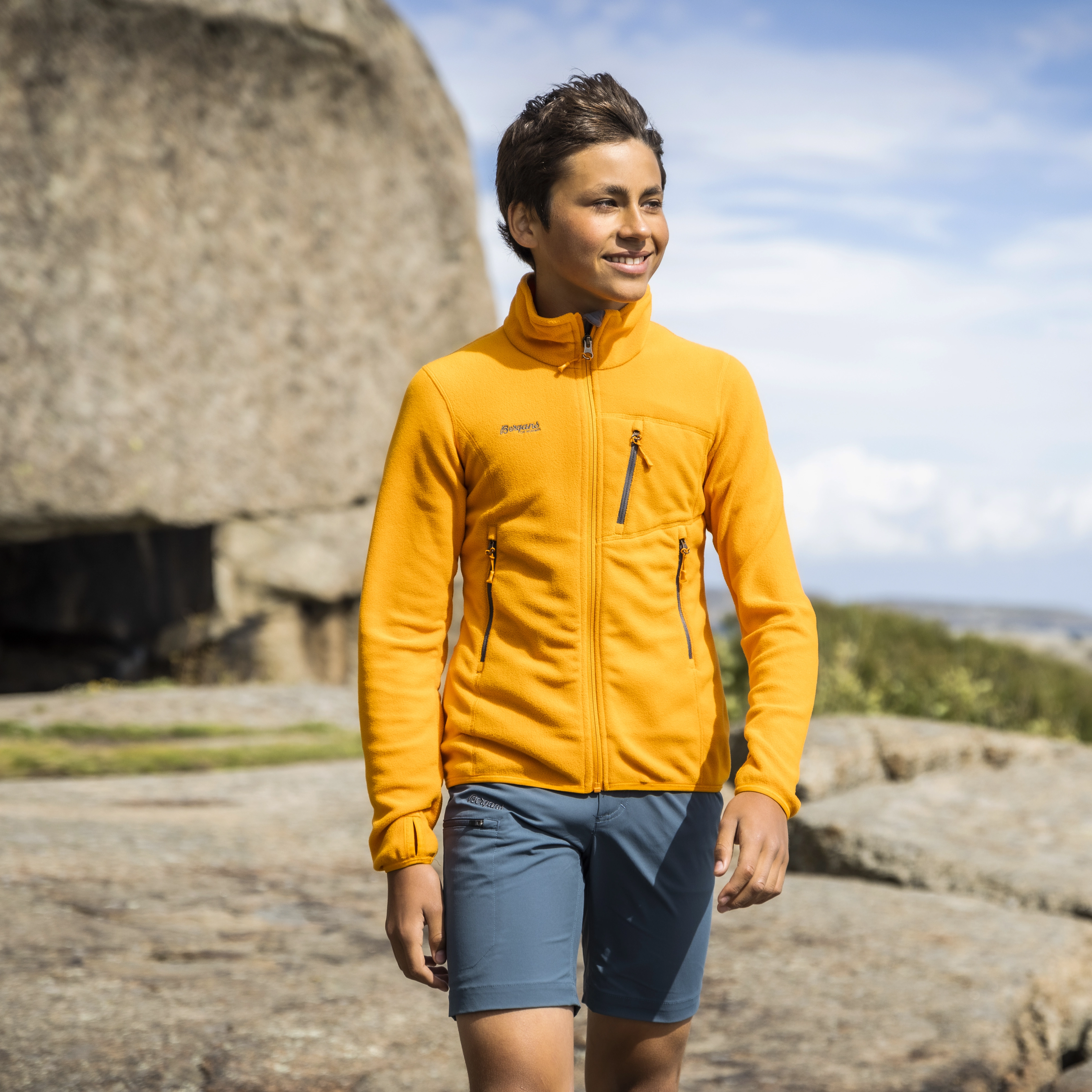 Runde Youth Jacket Cloudberry Yellow
