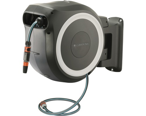 GARDENA RollUp M/L wandslangbox inclusief 25 m slang, 180° draaibaar en RollControl-technologie