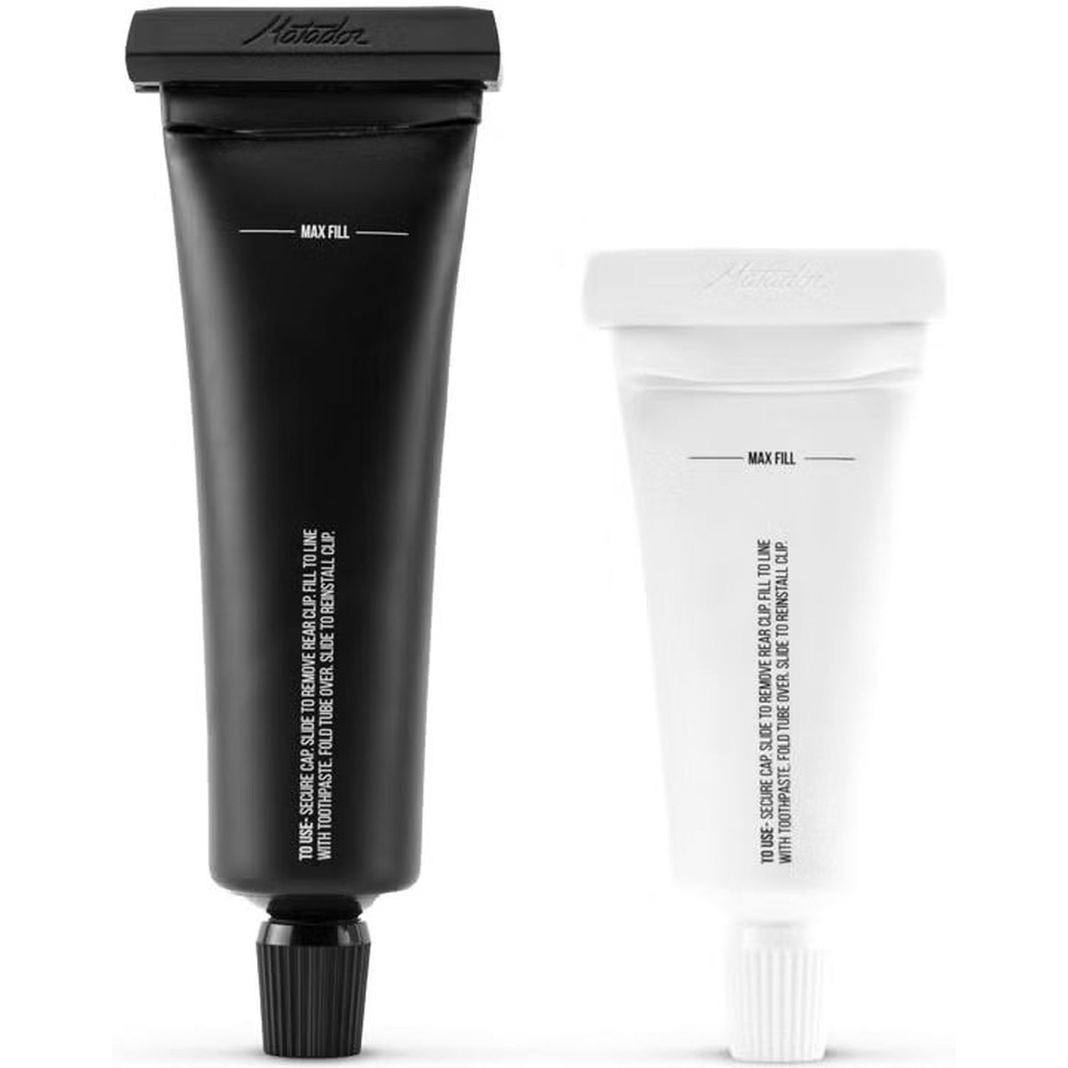 MatadorRefillable Toothpaste Tubes 2-Pack