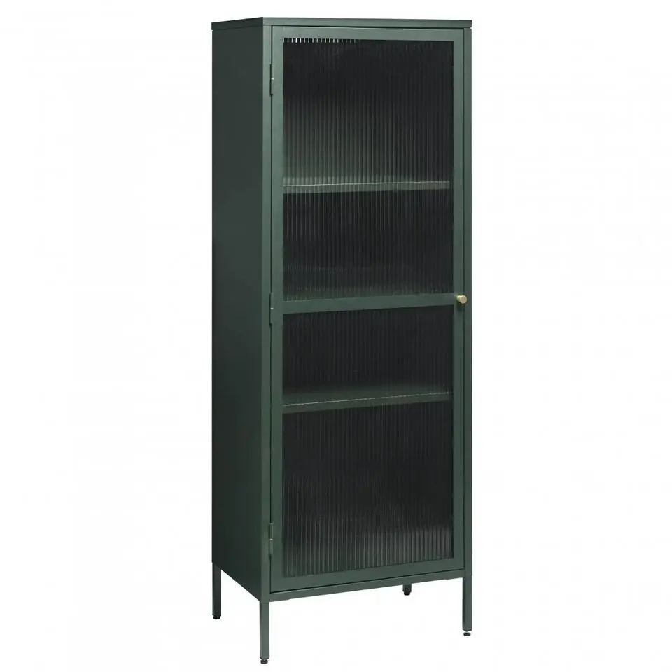 Nordic Home - Olan glazen wandkast - 160 cm - groen