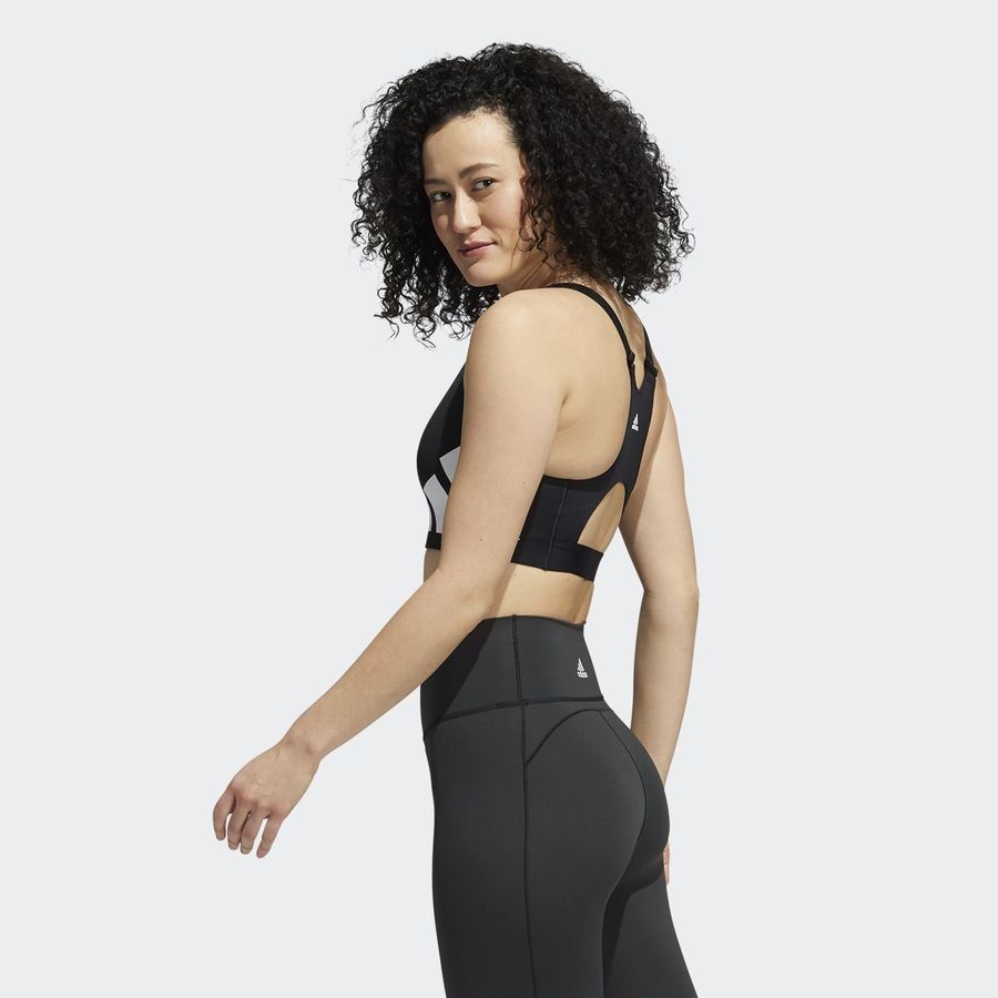 adidas Brassière Ultimate Alpha - Noir/Blanc Femme
