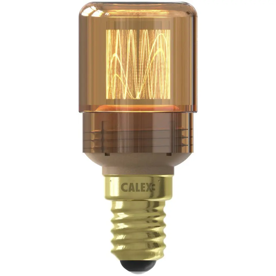 Calex LED glasvezel - SMD - goudkleur - E14 - 2.3W - 65LM - dimbaar