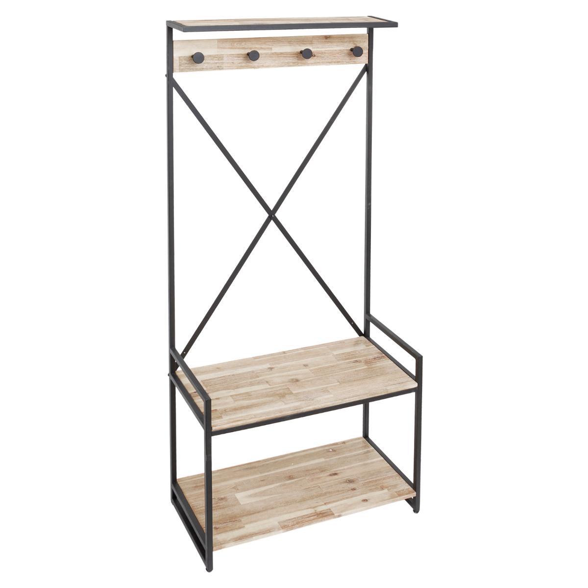 MEUBLE ENTREE EDENA D.80X35X184CM