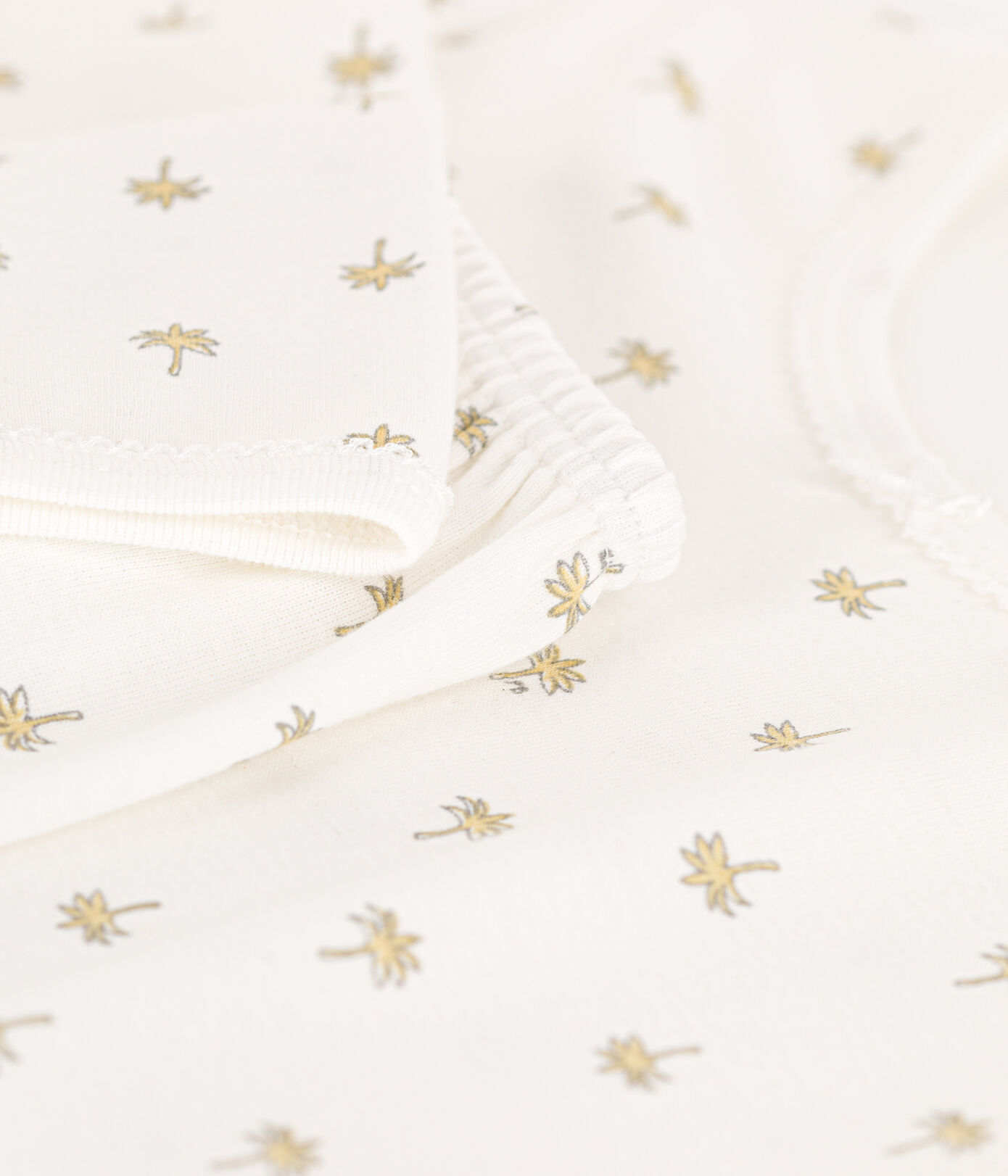Pyjama palmiers en coton petite fille
