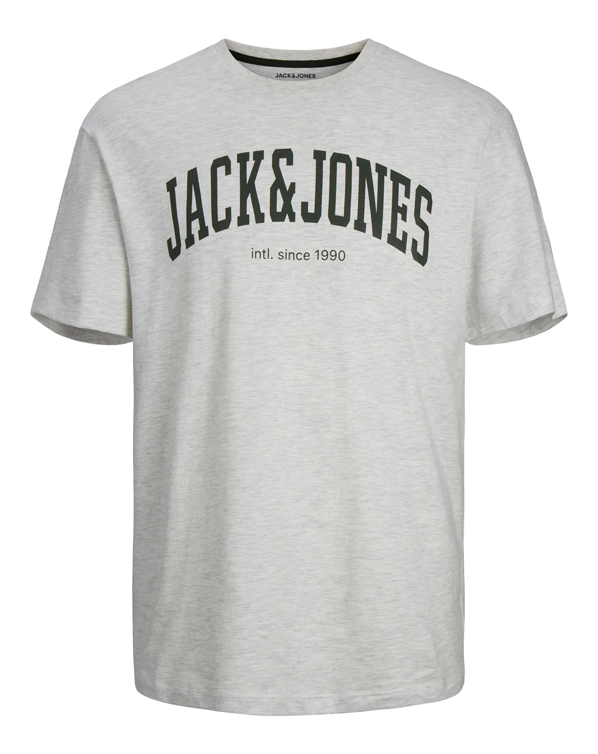 T-Shirt JJEJOSH in white melange
