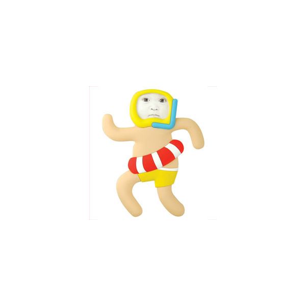 Funkyland Moldura Magnetica Fun Swiming Boy CX25un - FUNHW008P/BMH0071
