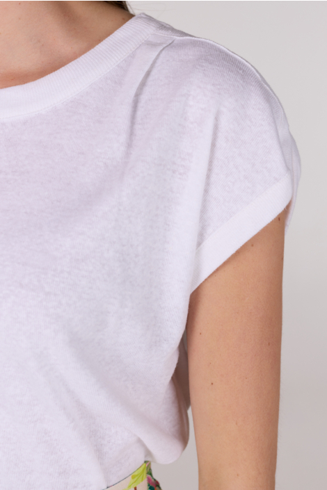 Juffrouw Jansen witte dames top