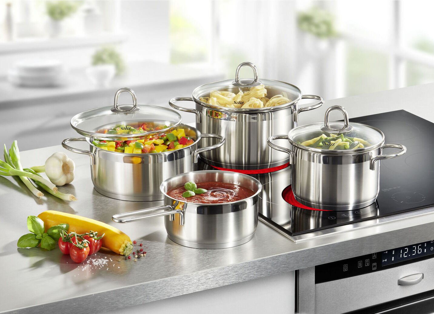 Silit Kochtopf-Set, 7-teilig