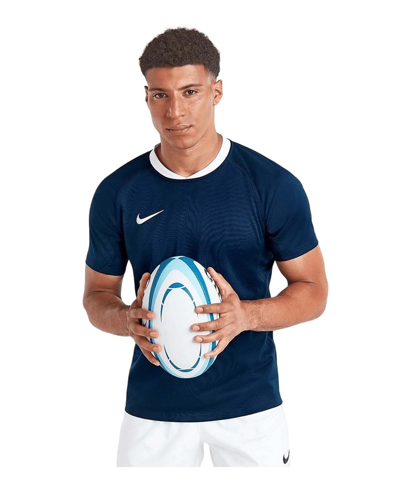 Nike Team Crew Razor Rugby Trikot Blau F451