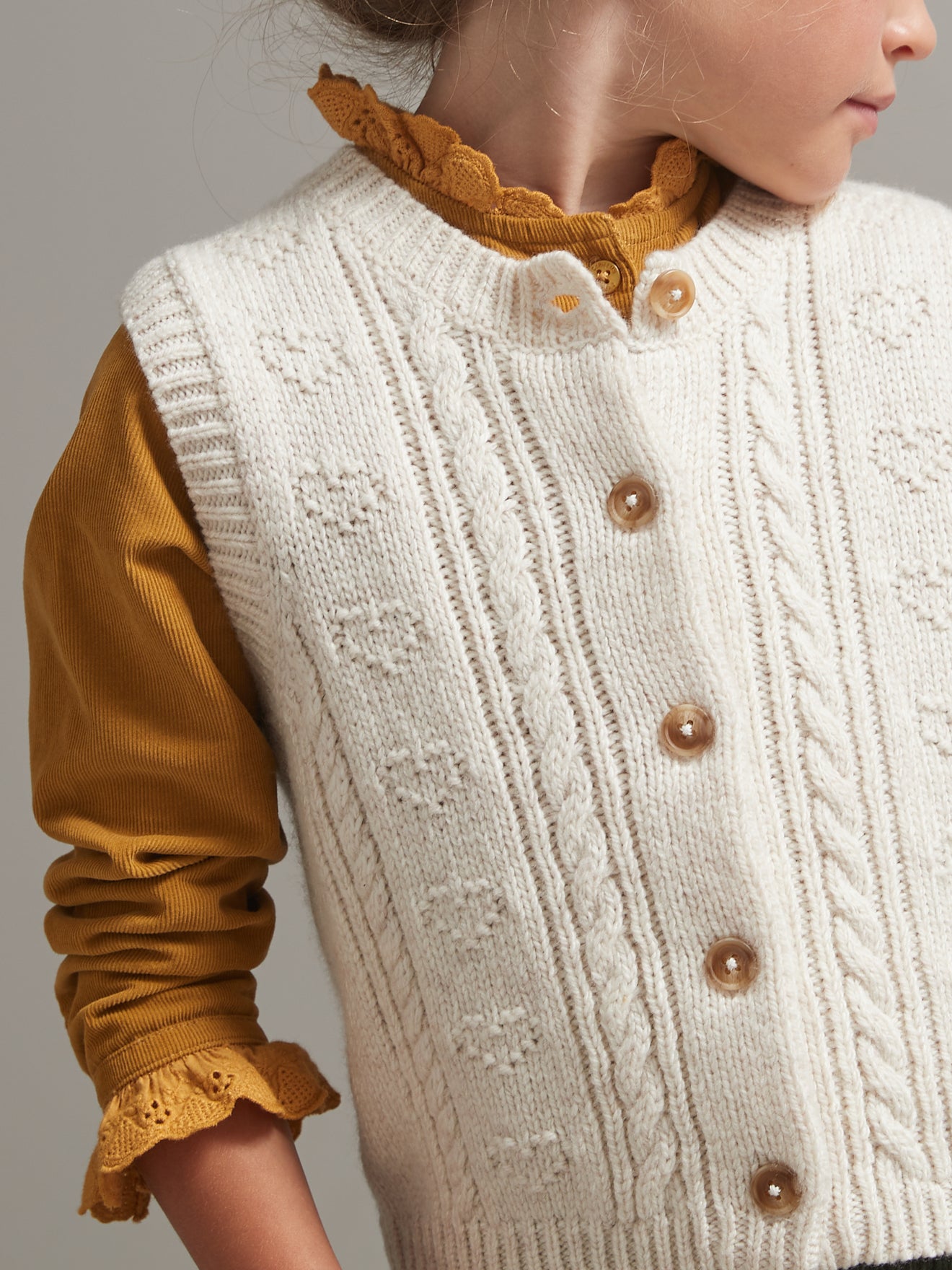 Gilet sans manches fille RWS