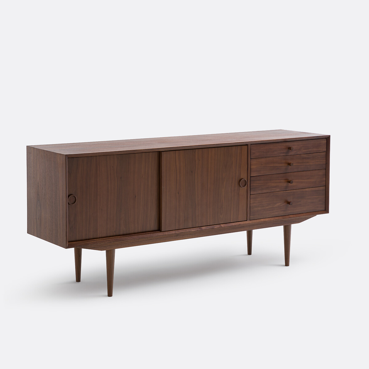 LA REDOUTE INTERIEURS<br>Aparador vintage com 2 portas e 4 gavetas Quilda