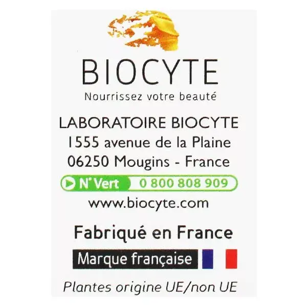 Biocyte Décolleté Fort Réplisant embalagem de 3 meses, 180 cápsulas