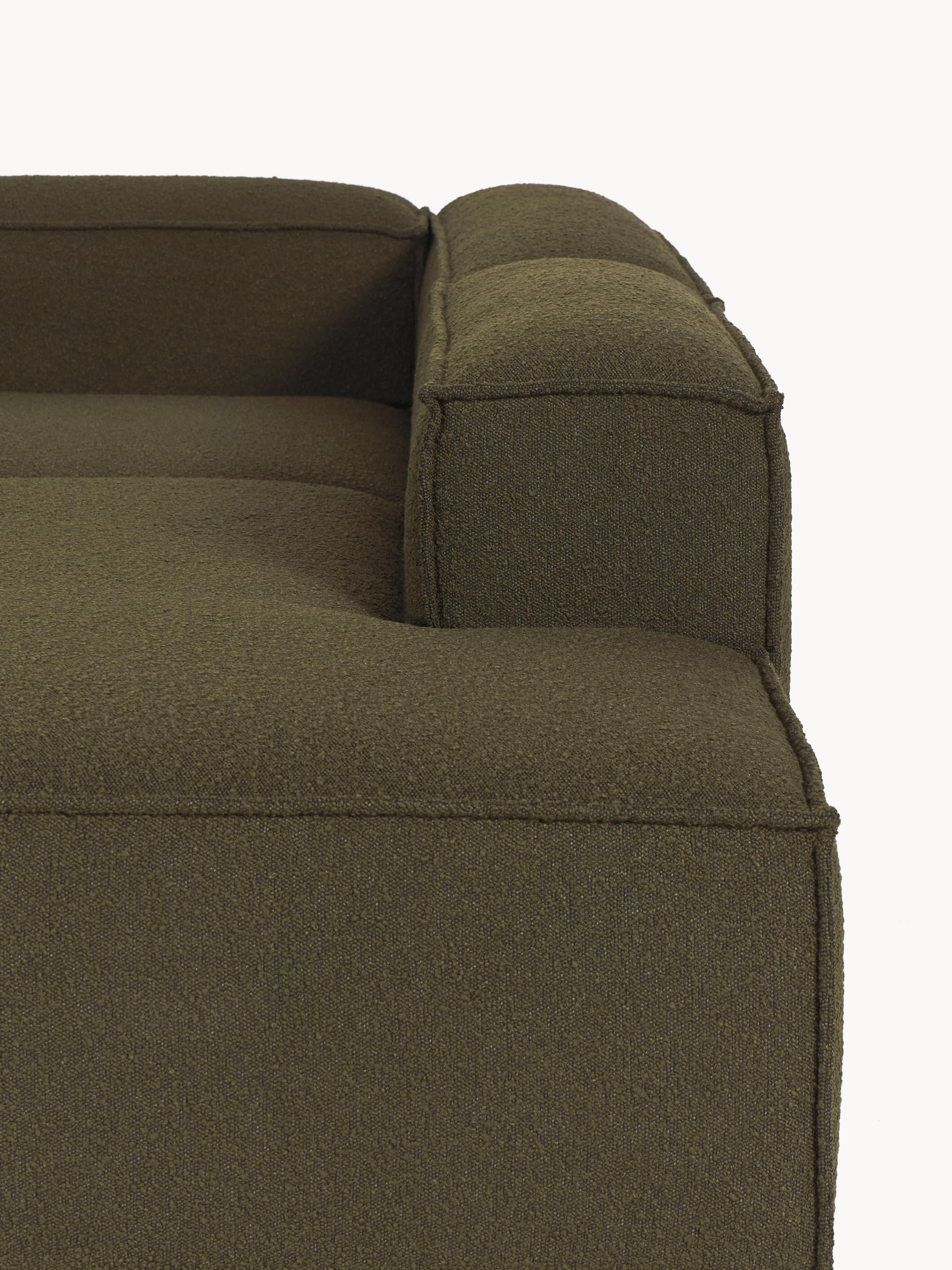 Bouclé modulaire XL hoekbank Lennon (4-zits)