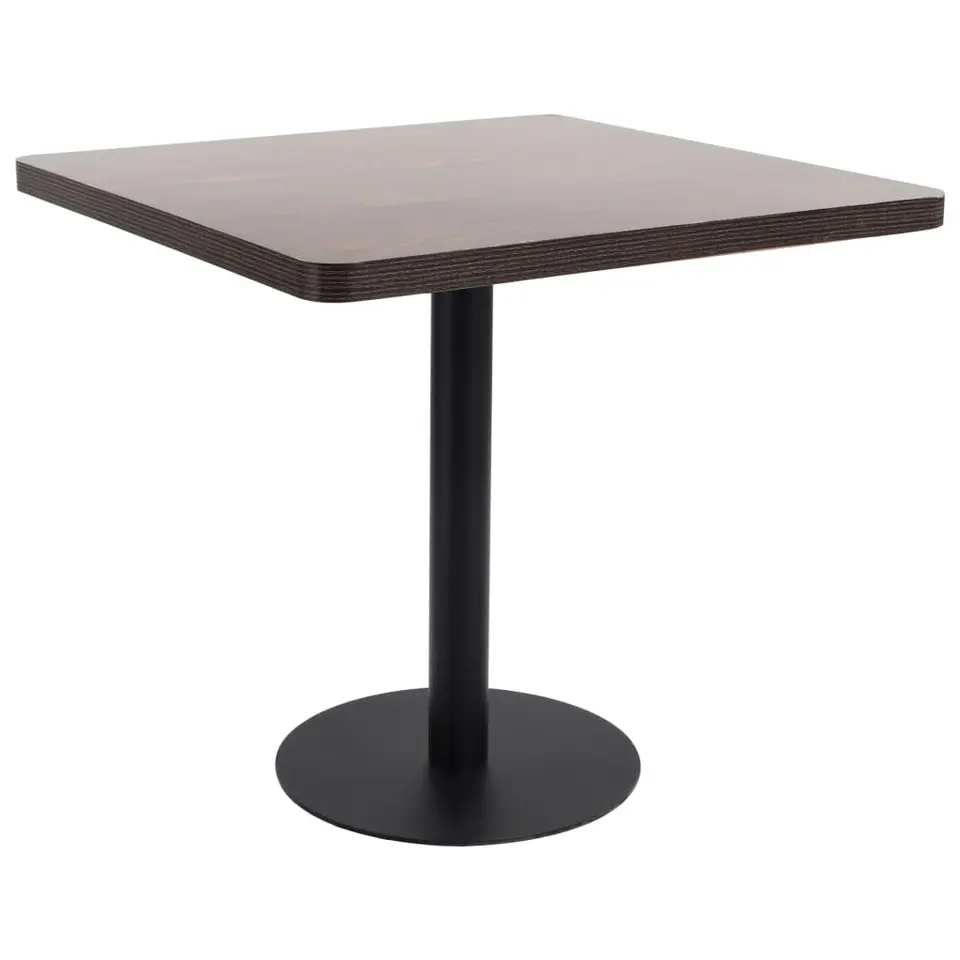 vidaXL - Bistrotafel - Bruin - MDF
