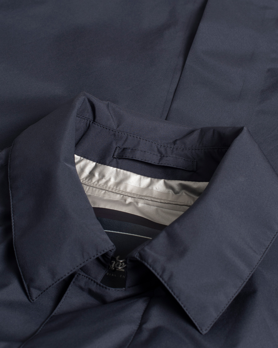 Herno Laminar Waterproof Coat Navy