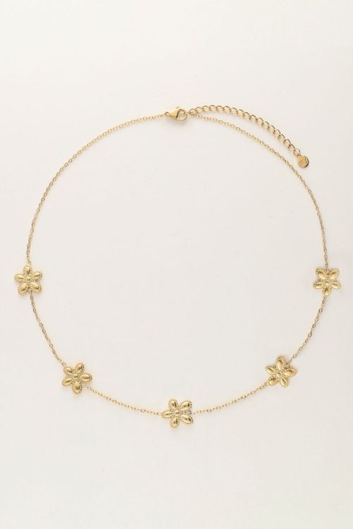 Island ketting met 5 bloemen