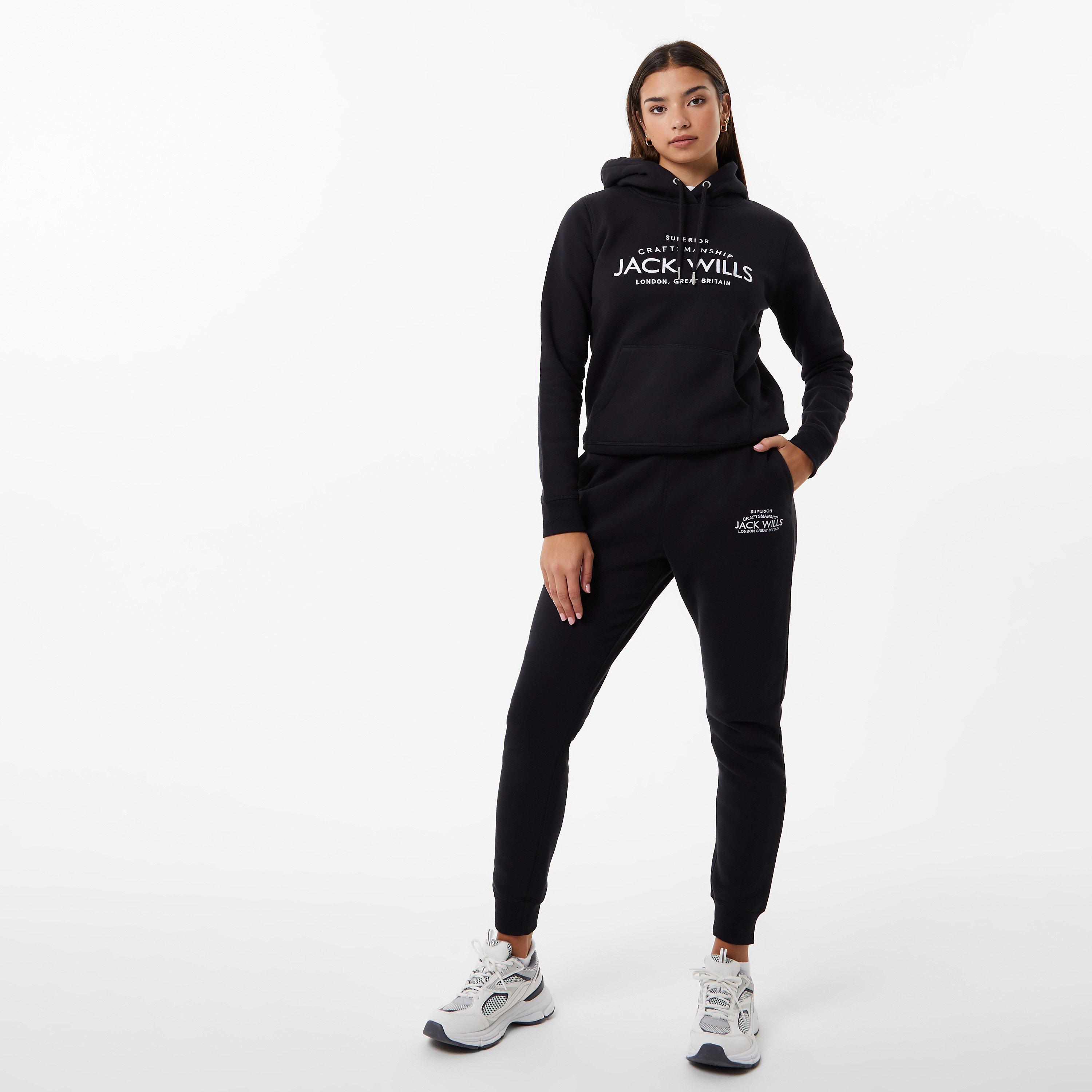 Jack Wills JW Hunston Graphic Logo Hoodie