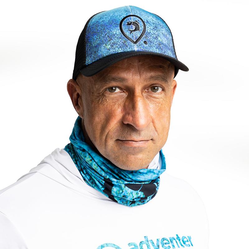 Casquette Homme Adventer & Fishing Bluefin Trevally - Bleu/Noir